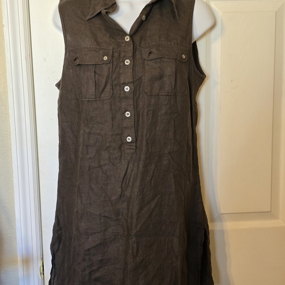 Source Unknown Brown Mini Dress